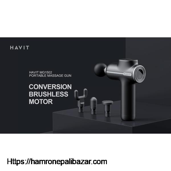 Relax your muscles with New havit Massage Gun