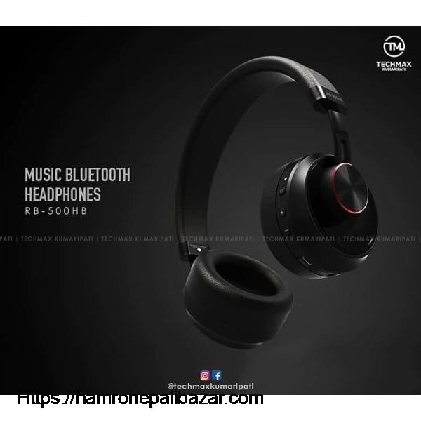 Remax Rb-500hb Wireless Bluetooth Hifi Powerful Bass Headphone - 1/1