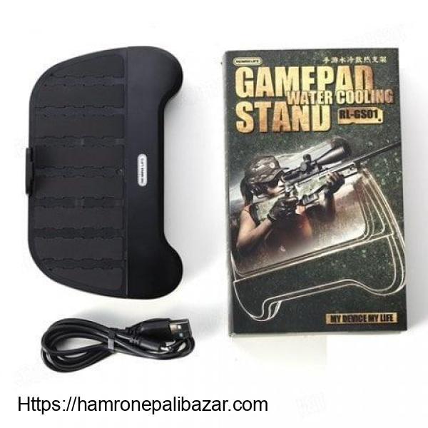 Mobile Gamepad Water Cooling Bracket Phone Stand with Powerbank