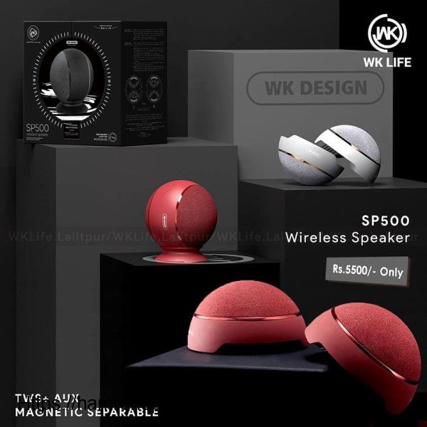 Palm Mini Sphere Bluetooth Speaker With Stand - 1/1
