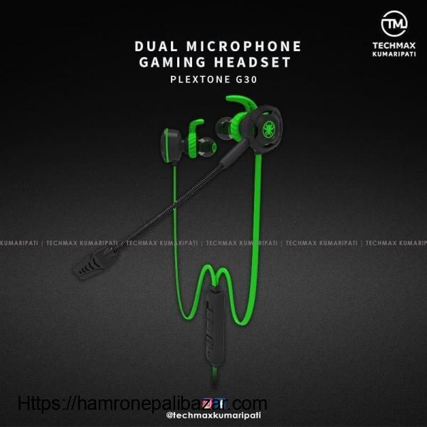 Dual Microphone Gaming Headset | PLEXTONE G30