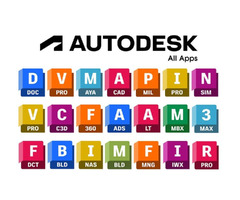 Autodesk 2025 AutoCAD Revit Maya 3DS Max Civil 3D For MacOs Windows License 1 Year full Warranty - 2