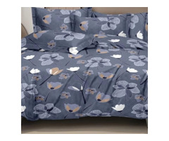 Pure Cotton Bedsheet set with 2 pillow covers - 4