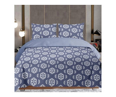 Pure Cotton Bedsheet set with 2 pillow covers - 8