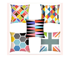 CUSHION COVERS SET OF 5 PCS.. 16*16 Inches. - 4