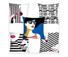 CUSHION COVERS SET OF 5 PCS.. 16*16 Inches. - 7