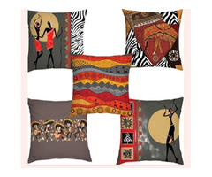 CUSHION COVERS SET OF 5 PCS.. 16*16 Inches. - 8