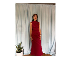Waistcoat Skirt and Pant Set With Neck Belt - 10