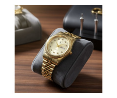 Krishtal Time Quartz Watch for Unisex