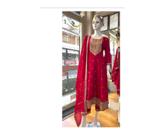 Anarkali Sets For Women In Magenta Color
