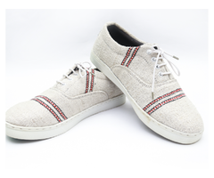 WOOL LINING HEMP CANVAS SHOES - 2