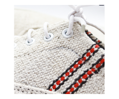 WOOL LINING HEMP CANVAS SHOES - 4