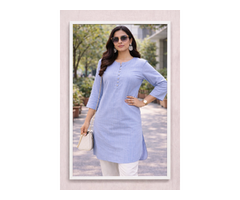 Cotton long Kurti style Tops - 3
