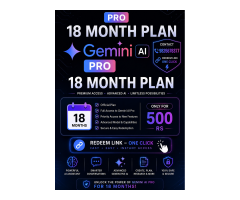 Gemini pro 18 months + 5 TB Storage
